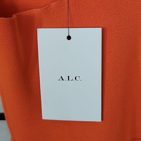 A.L.C Nwt Ali Orange Bandage Dressl - Picture 7 of 14